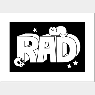 RAD CATS & SKULLS Posters and Art